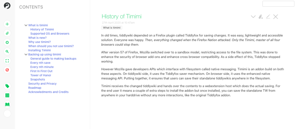 CleverNote theme for TiddlyWiki