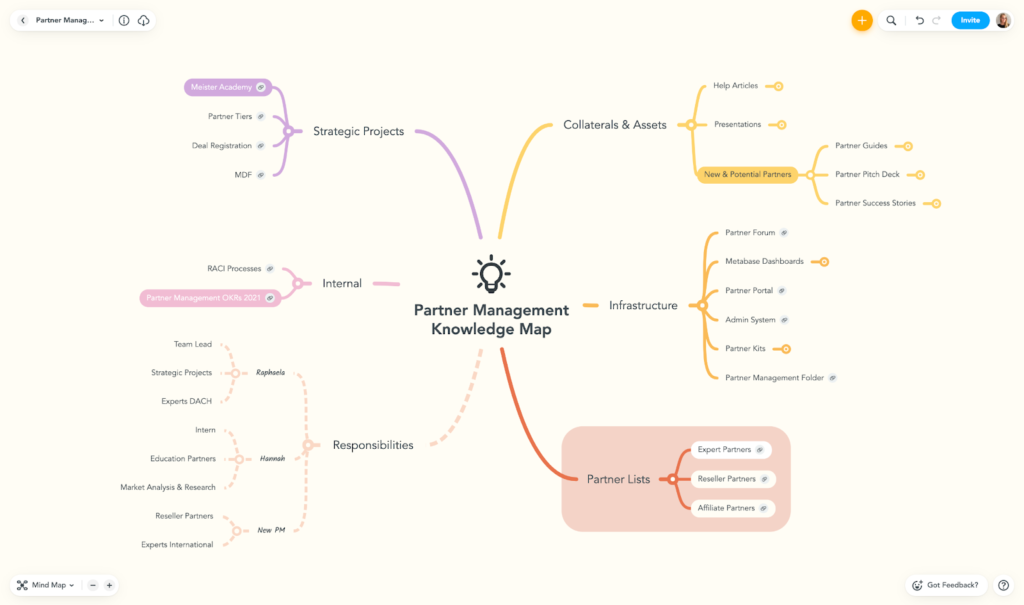 Project Management in MindMeister