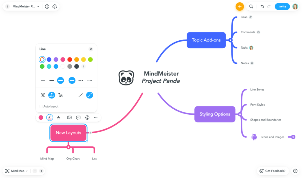 Project Panda by MindMeister