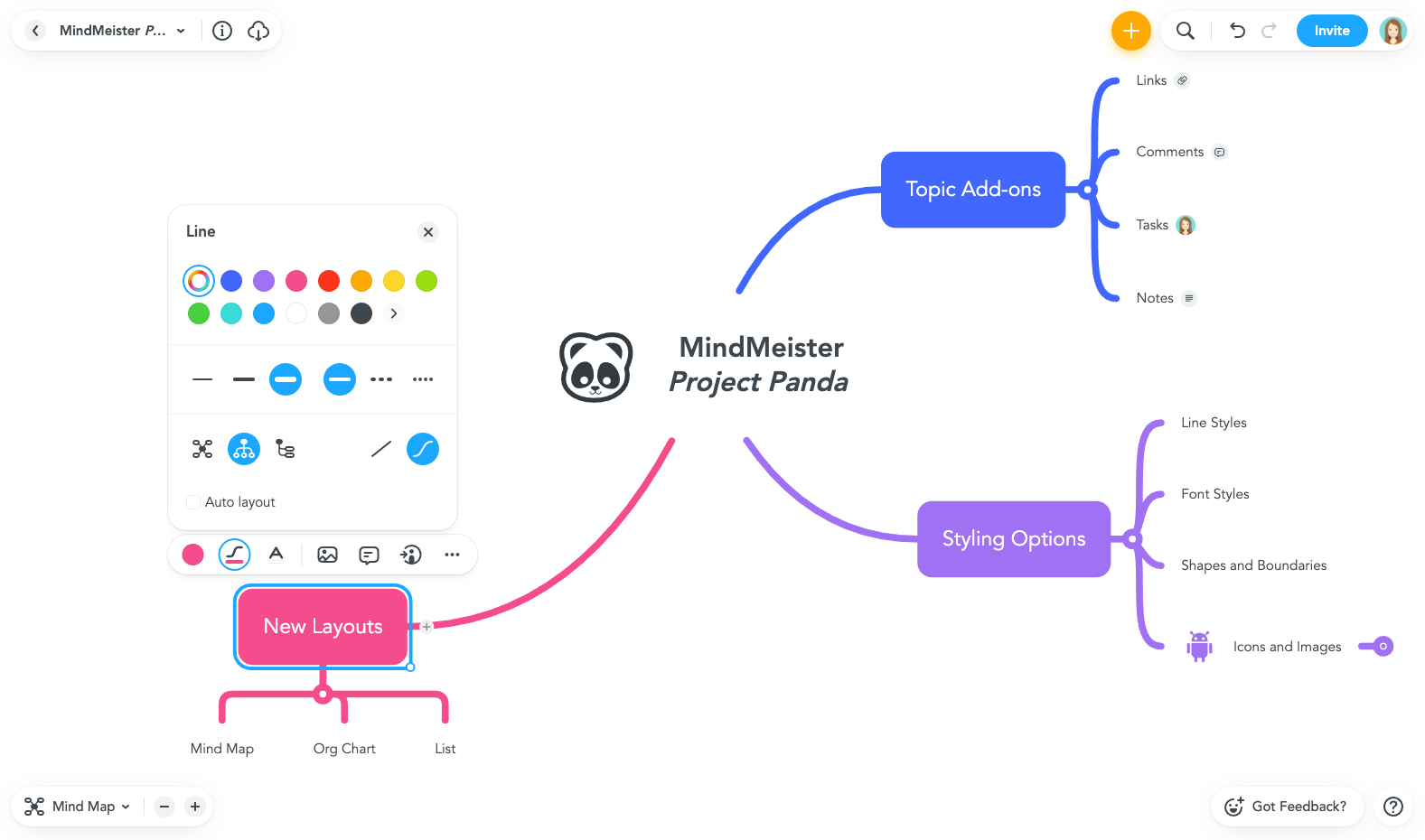 MSN  MindMeister Mind Map