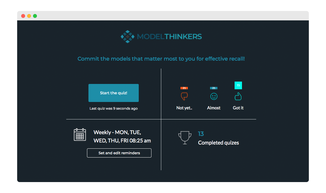 ModelThinkers - Deliberate Practice