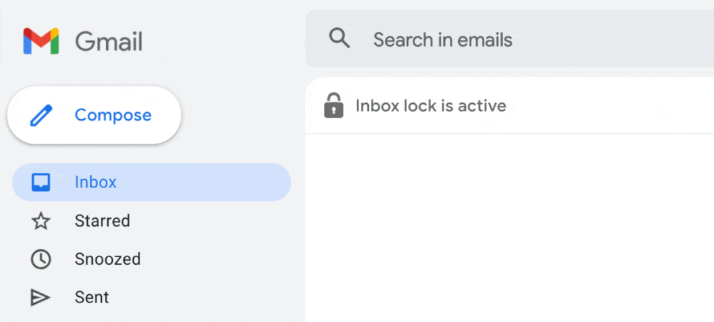 Inbox When Ready - Gmail Lockout