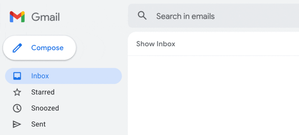 Inbox When Ready - Gmail Show/Hide