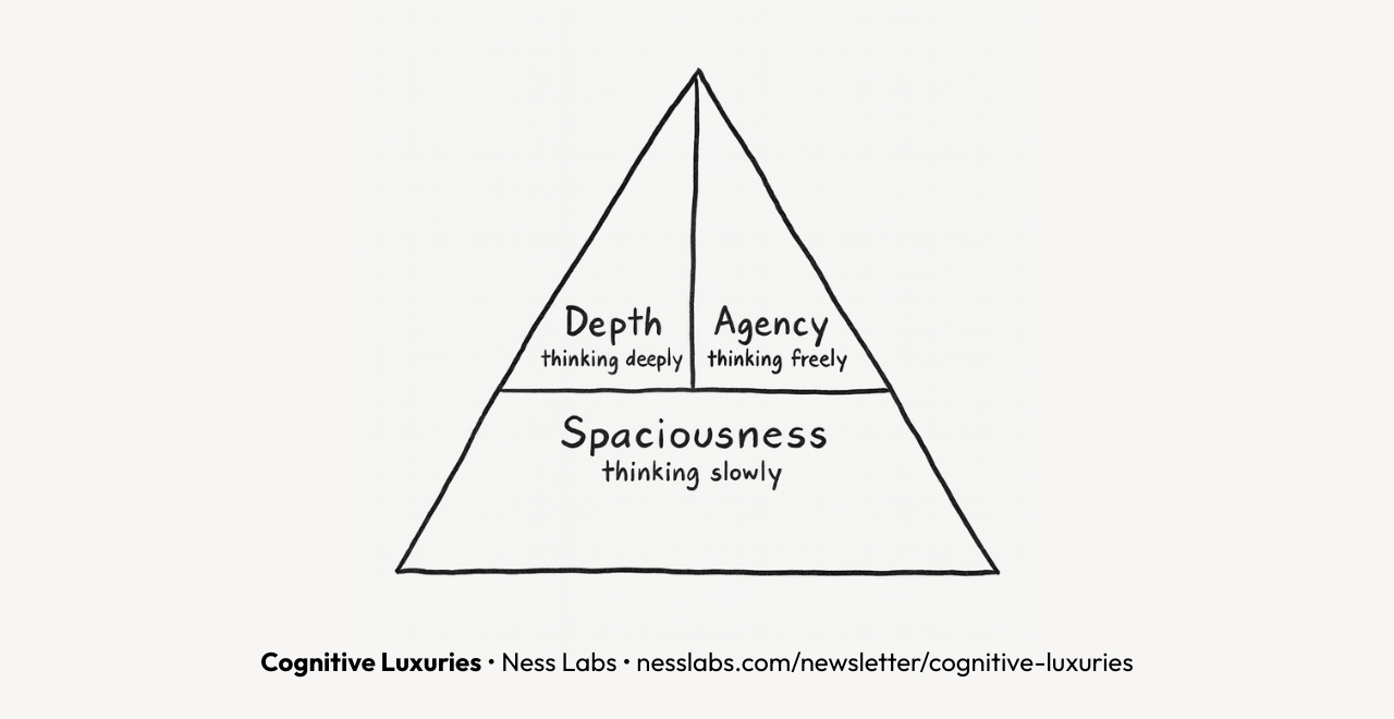 Cognitive Luxuries Framework - Ness Labs
